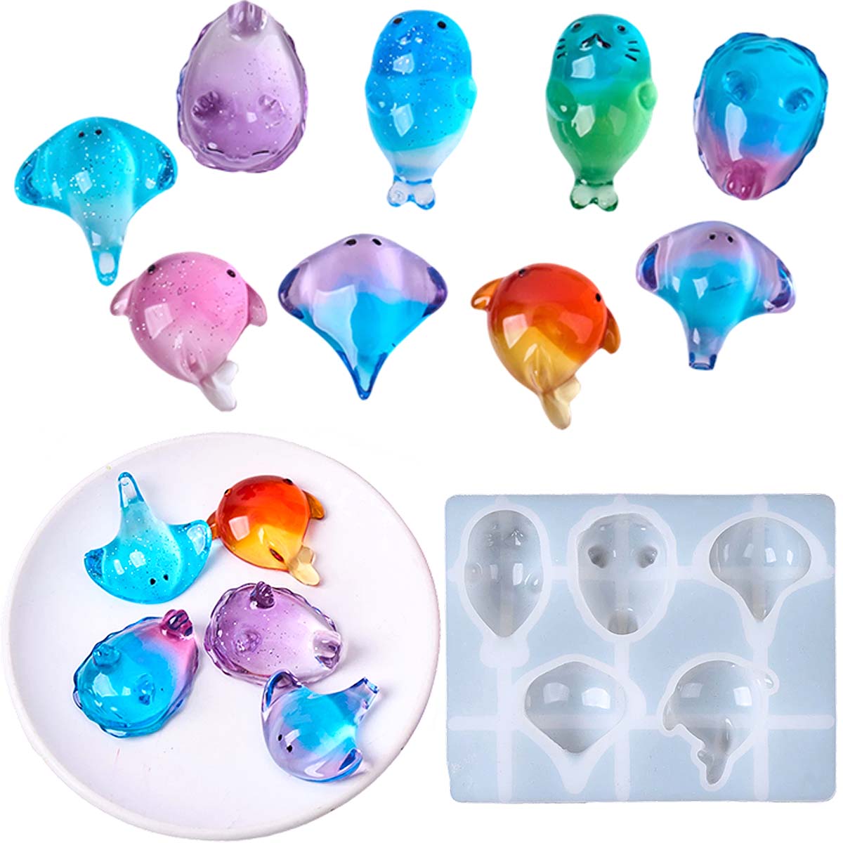 Soap Making Instructions - 3D Healing Kawaii Manta Ray Whale