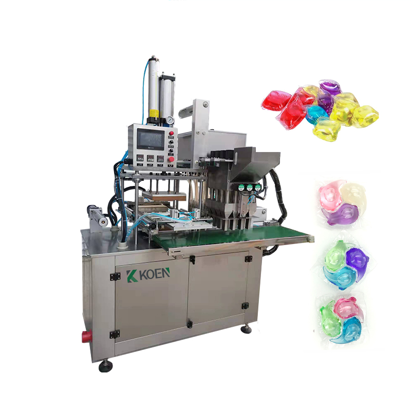 Making Soap And Detergent - Shrink Packer Liquid Filling Packaging Laundry