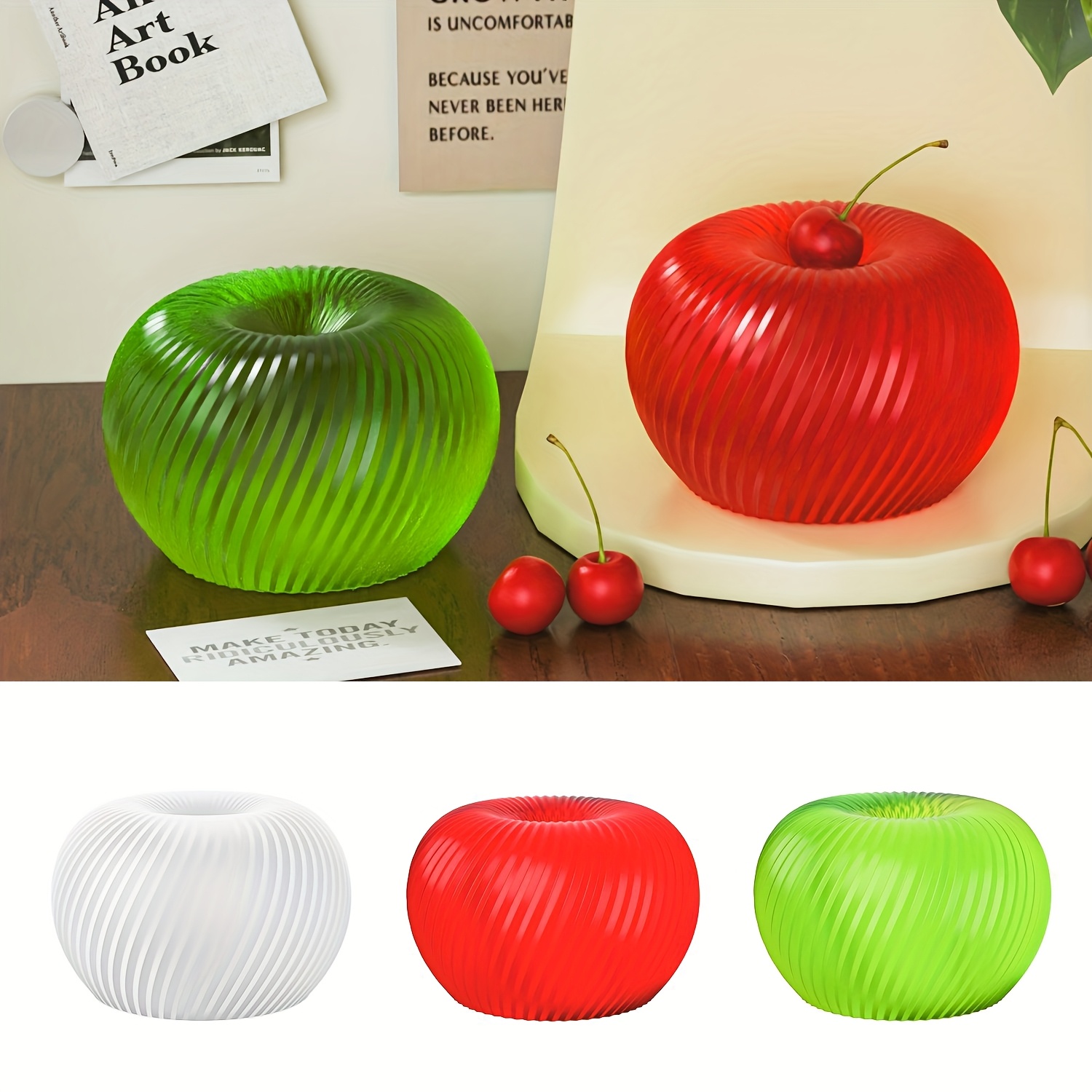 Soap Making Instructions - A trendy red apple silicone mold