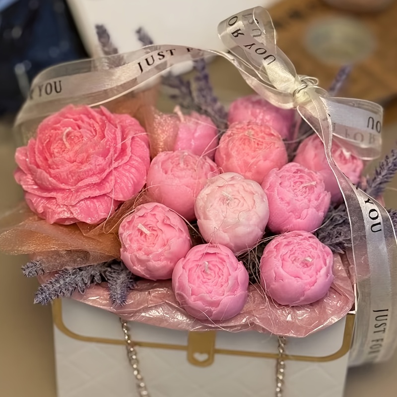 3Set of floral silicone candle - Soap Making Scents 评论和价格