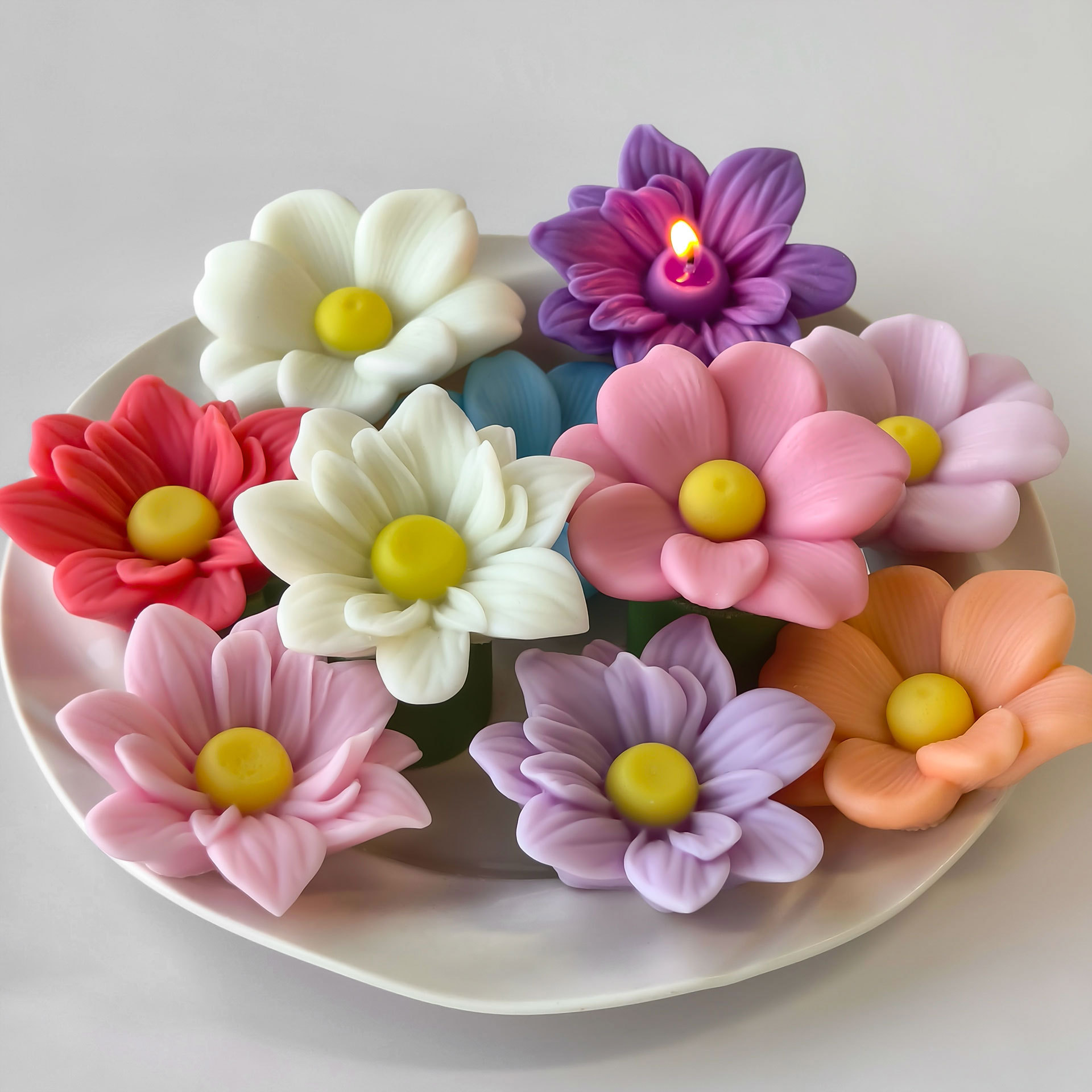 DIY Flowers Aroma Candle Silic - Soap Making Scents 评论和价格