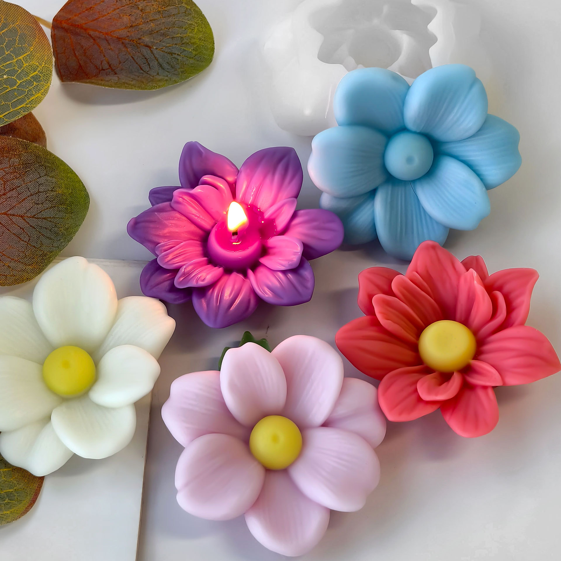 DIY Flowers Aroma Candle Silic - Soap Making Scents 评论和价格