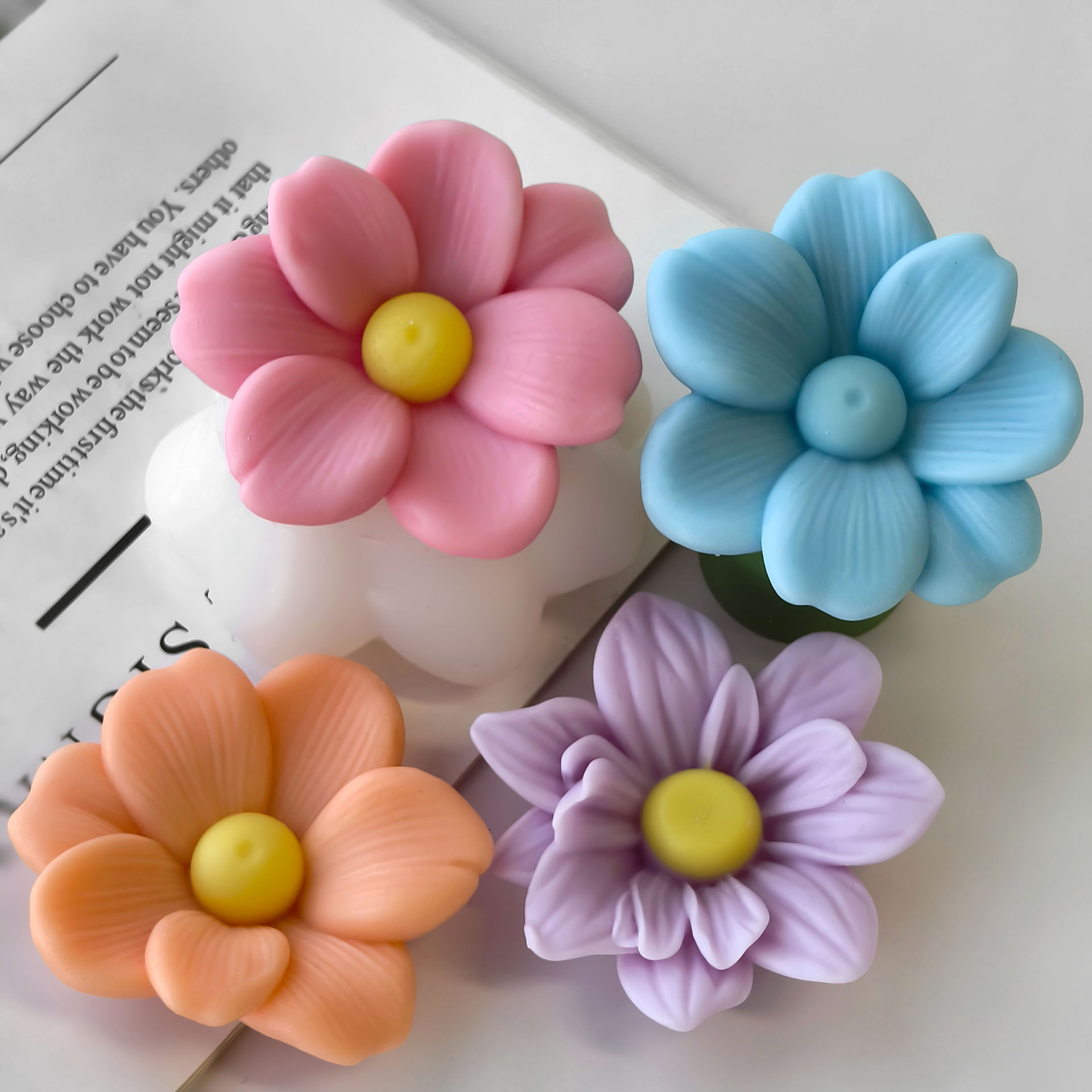 DIY Flowers Aroma Candle Silic - Soap Making Scents 评论和价格