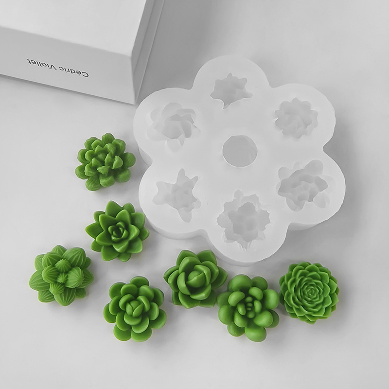 7 In1 Succulent Cactus Silicon - Soap Making Scents 评论和价格