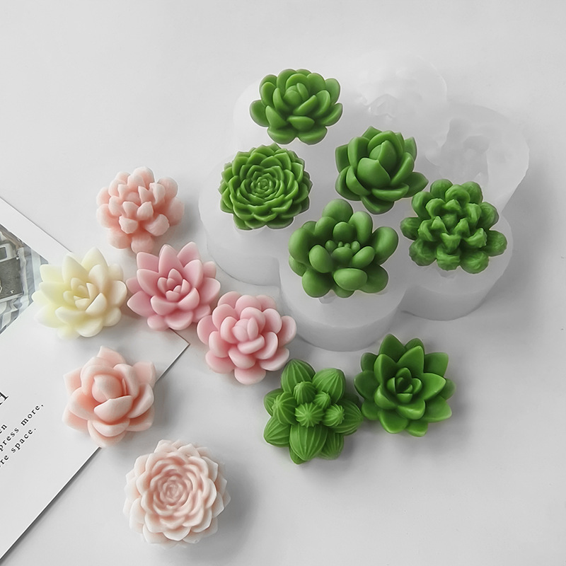 7 In1 Succulent Cactus Silicon - Soap Making Scents 评论和价格