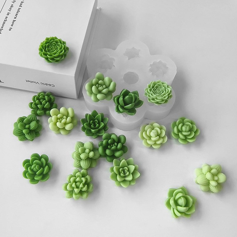7 In1 Succulent Cactus Silicon - Soap Making Scents 评论和价格