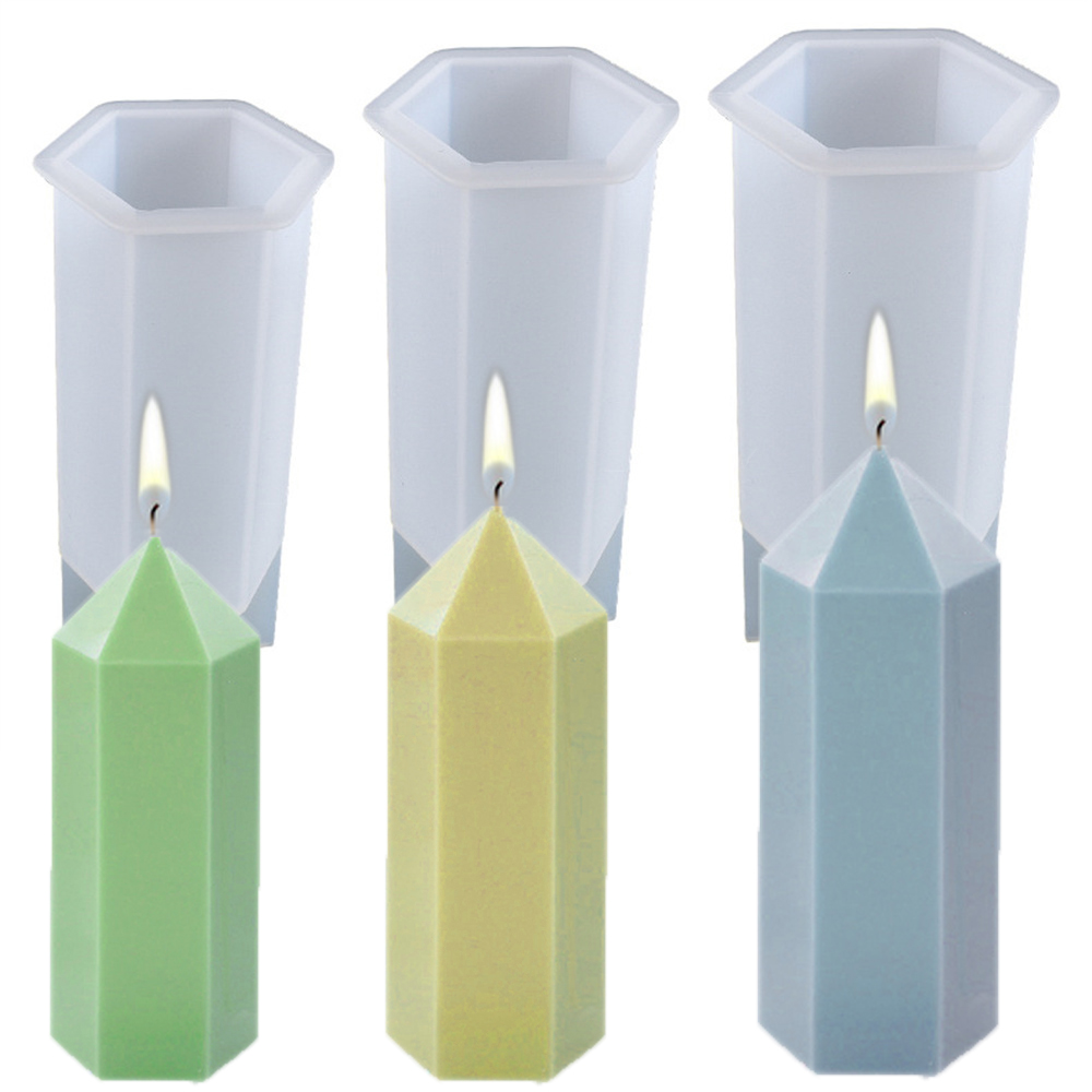 3D Hexagonal Column Candle Mol - Soap Making Lab 评论和价格
