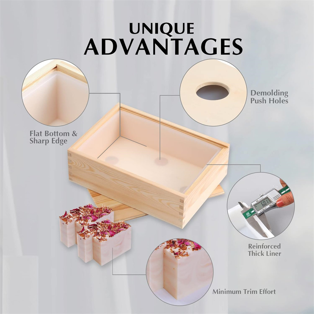 Large Soap Molds Rectangle Sil - Soap Making Instructions 评论和价格
