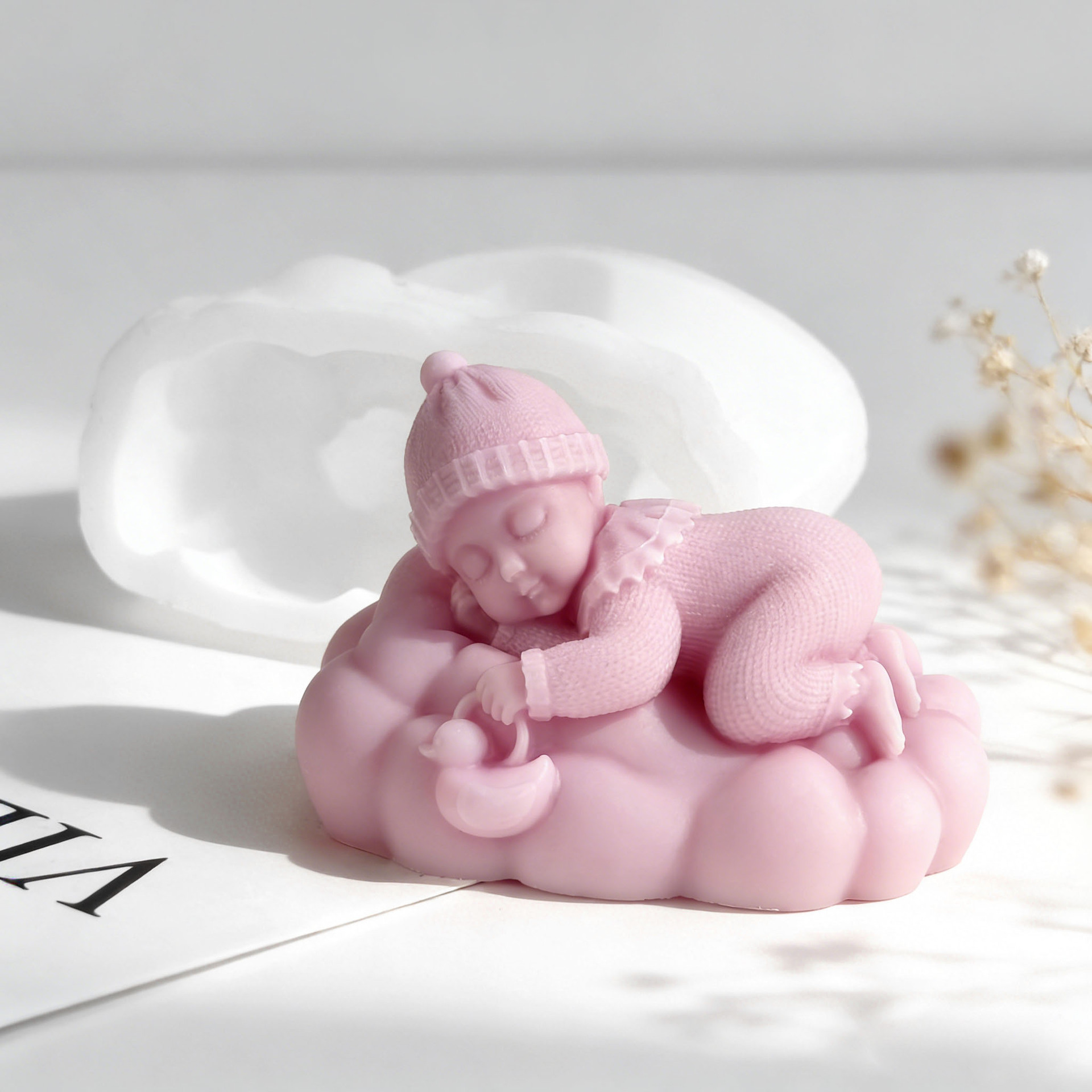 DIY Sleeping Baby Silicone Can - Soap Making Scents 评论和价格