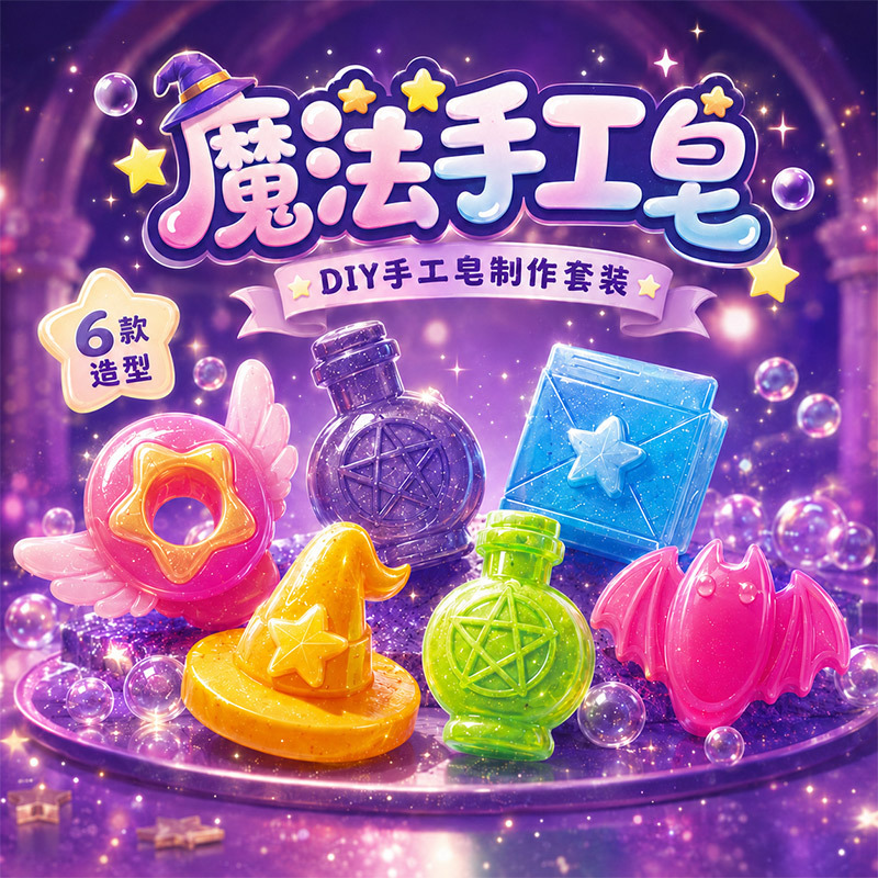 Glow in the Dark DIY Bath Maki - Soap Making Kit For Kids 评论和价格
