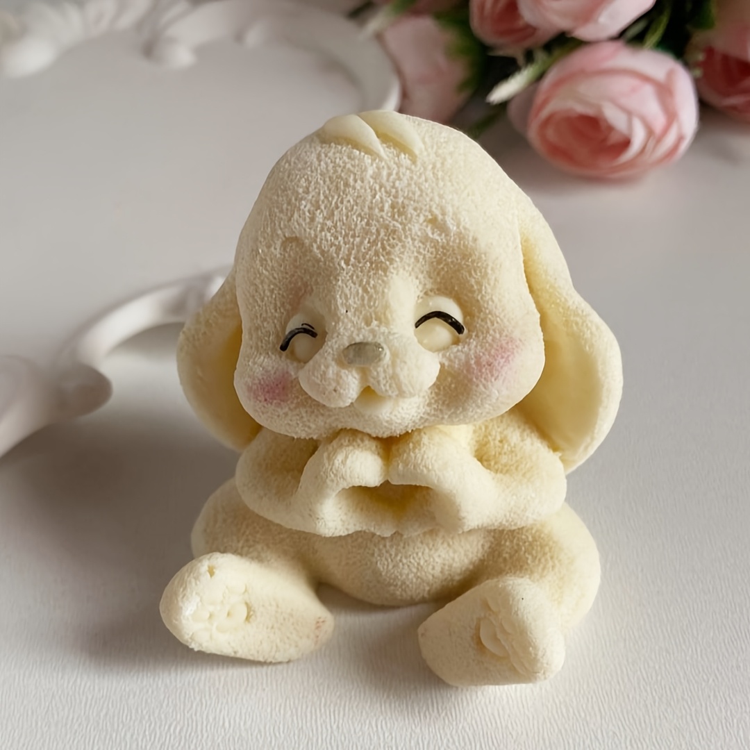 1pc Adorable Rabbit Resin Sili - Soap Making Bar 评论和价格