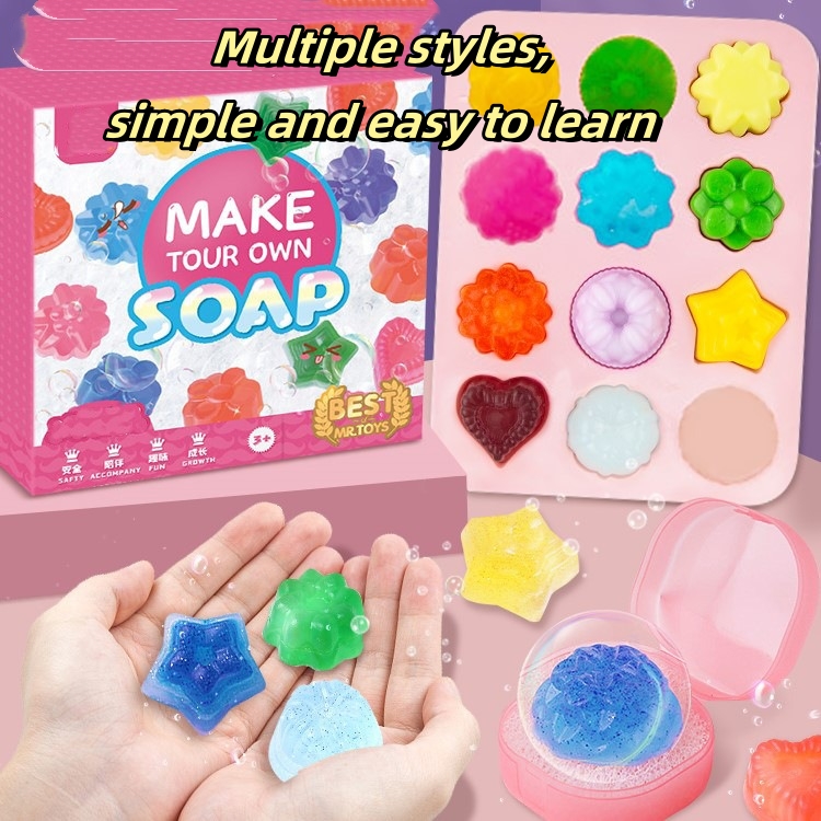 DIY Handmade Soap Crystal Soap - Soap Making Kit For Kids 评论和价格