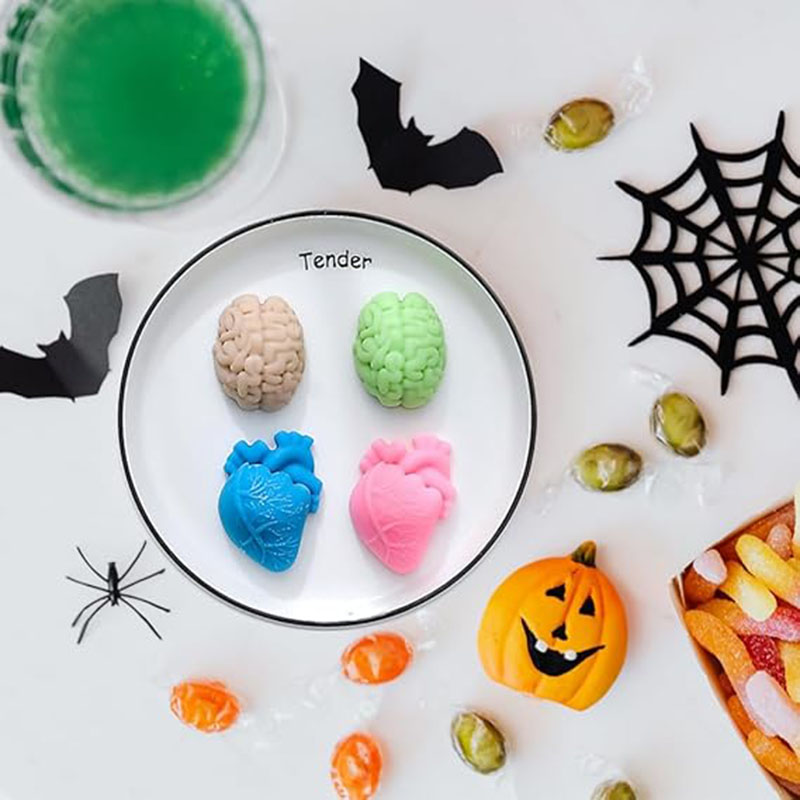 Human Brain And Heart Silicone - Soap Making Instructions 评论和价格