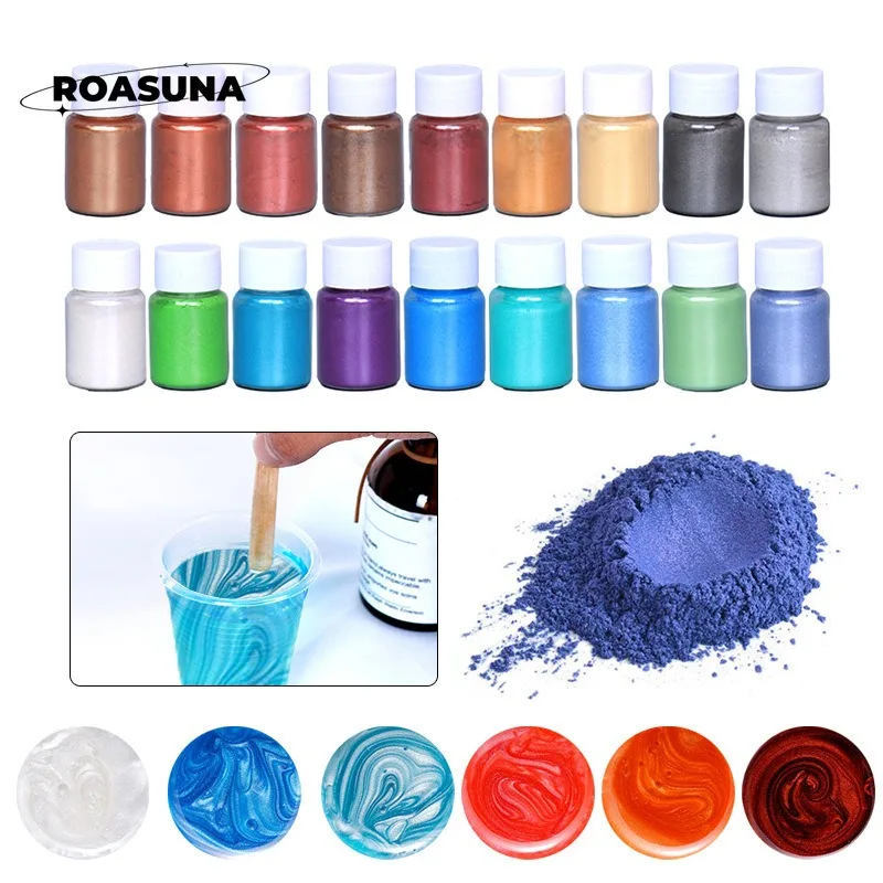 24 Colors Mica Pearl Powder fo - Soap Making Dye 评论和价格