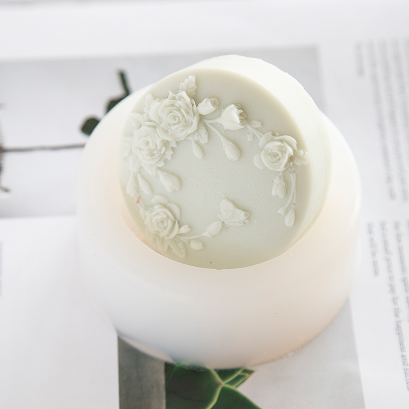 Round Shape Rose Flower Handma - Soap Making Scents 评论和价格