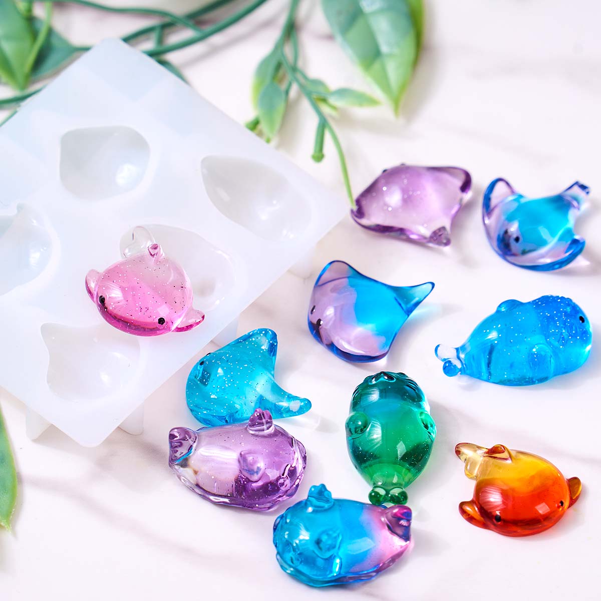 3D Healing Kawaii Manta Ray Wh - Soap Making Instructions 评论和价格