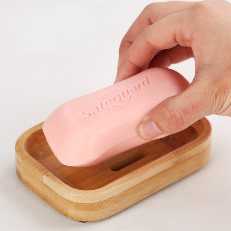 1 Pc Bamboo Wooden Soap Dish,  - Soap Making Dye 评论和价格
