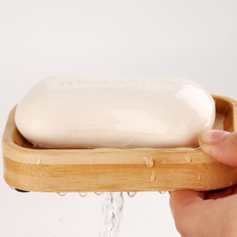 1 Pc Bamboo Wooden Soap Dish,  - Soap Making Dye 评论和价格