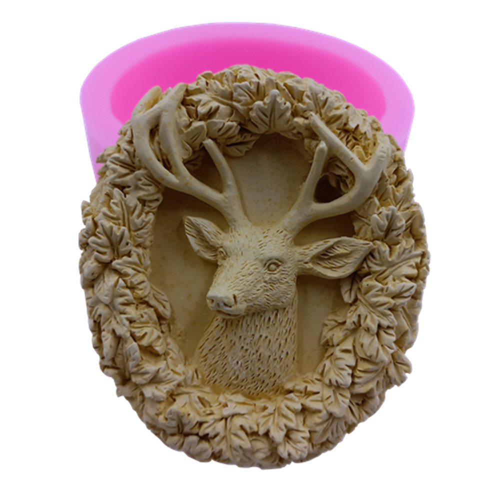 Deer Design Soap Silicone Mold - Soap Making Instructions 评论和价格