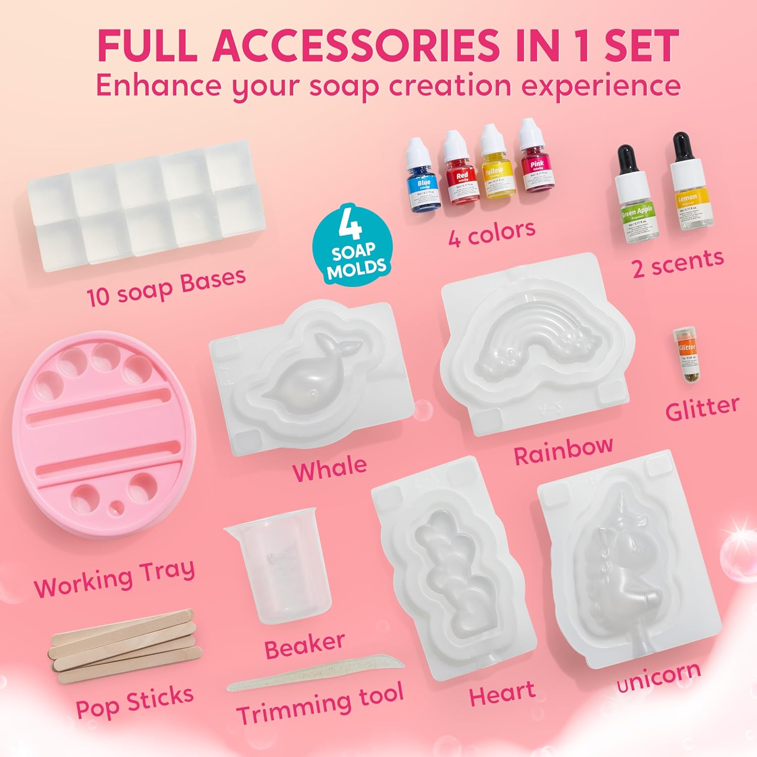 JOYFY Unicorn Soap Making Kit  - Soap Making Lab 评论和价格