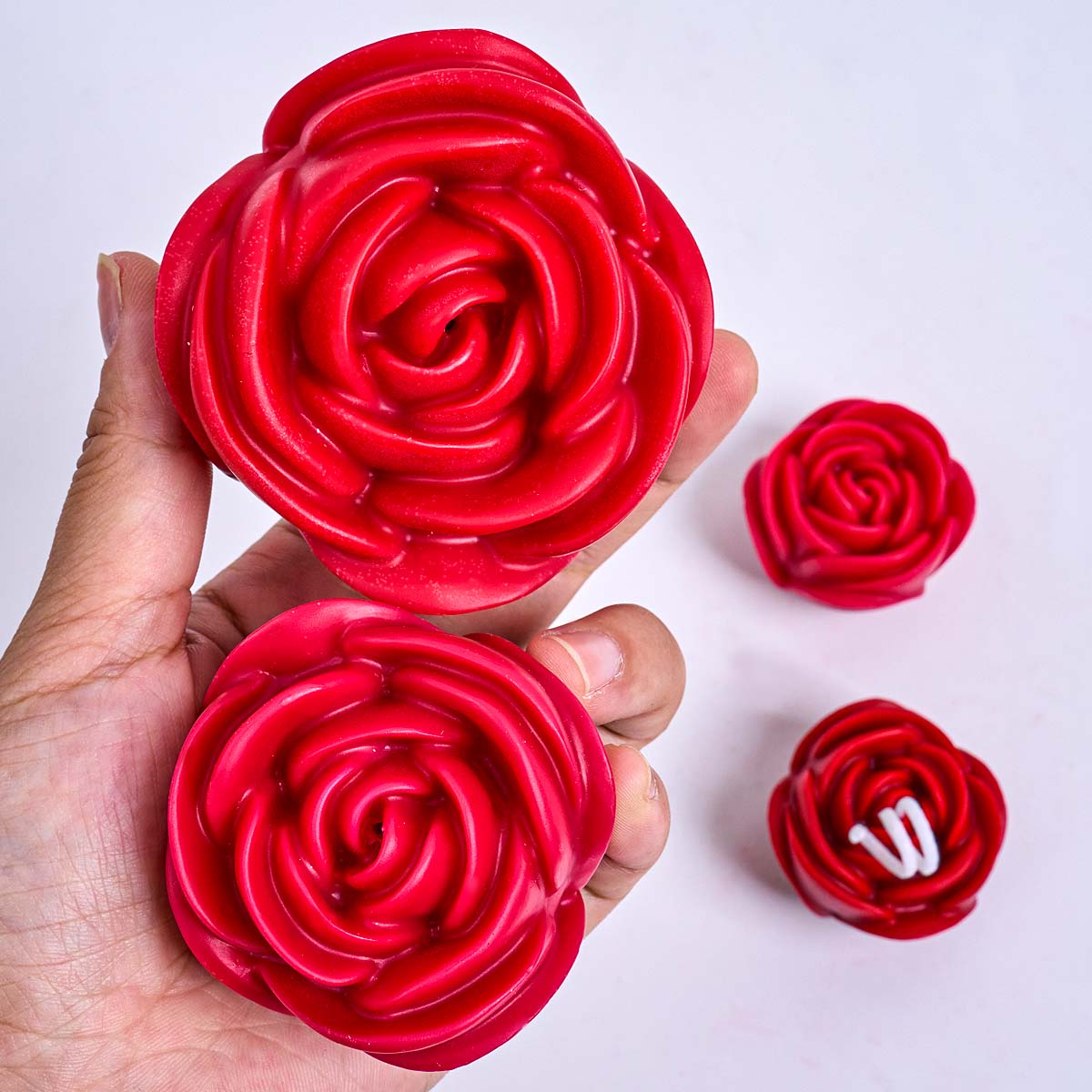 3D Flower Shape Silicone Candl - Soap Making Scents 评论和价格