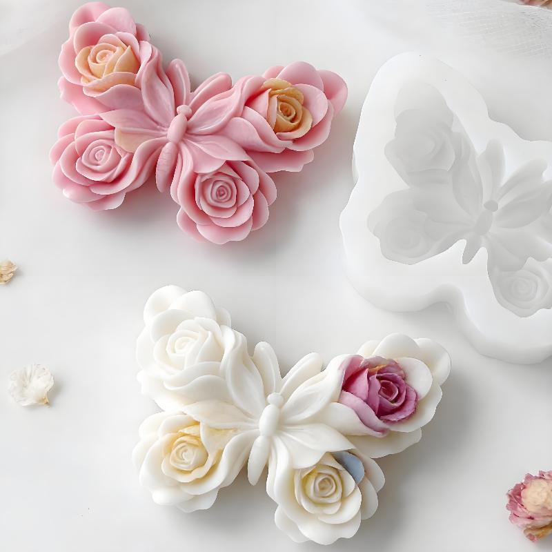 DIY Rose Butterfly Form Silico - Soap Making Instructions 评论和价格
