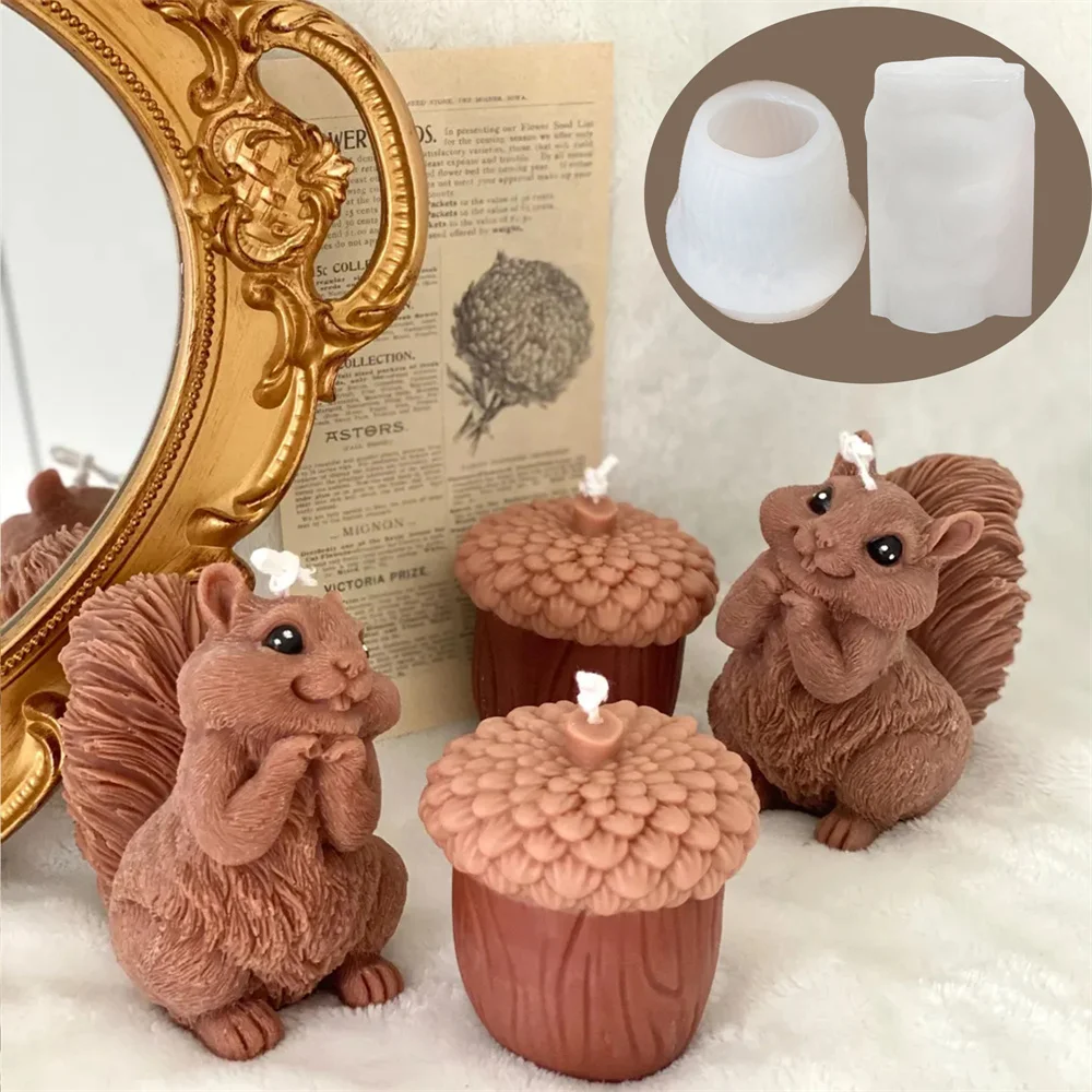 Cute Squirrel Candle Silicone  - Soap Making Scents 评论和价格