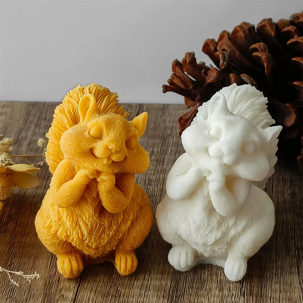 Cute Squirrel Candle Silicone  - Soap Making Scents 评论和价格